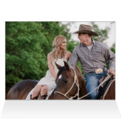 Land Boots Pet & Barn Wood Weddenschap Bedankt (Binnen Horizontaal (Boven))