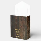 Land Boots Pet, Barn Wood Wedding Favor Boxes Bedankdoosjes (Geopend)