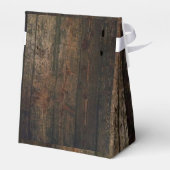 Land Boots Pet, Barn Wood Wedding Favor Boxes Bedankdoosjes (Achterkant)