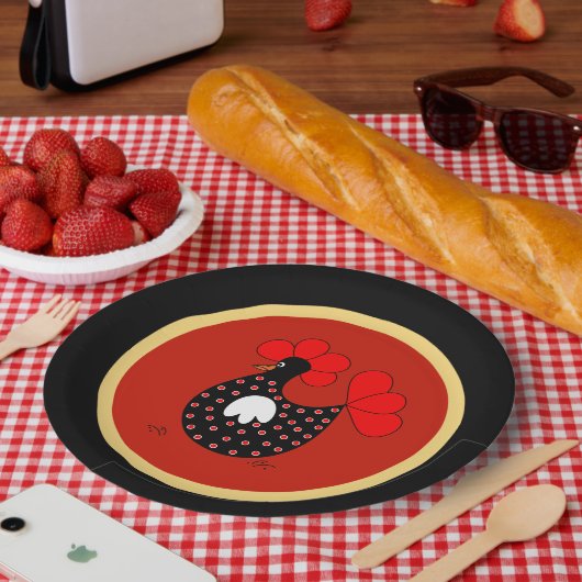 Land bord  cichorei cartoon (Picknick)