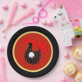 Land bord  cichorei cartoon (Feest)