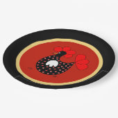 Land bord  cichorei cartoon (Gekanteld)