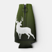 Land Bosland Groene Witte Herten Antlers Flesjeskoeler (Achterkant)