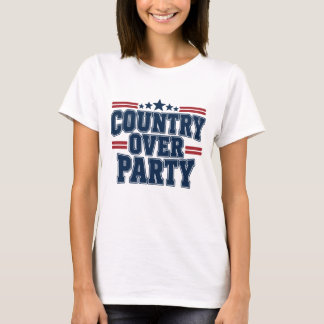 Land Boven Partij Politiek T-shirt
