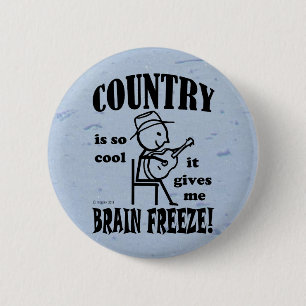 Land, Brain Freeze Ronde Button 5,7 Cm