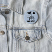 Land, Brain Freeze Ronde Button 5,7 Cm (In situ)