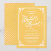  land | Bridal Shower-uitnodiging Kaart (Voorkant / Achterkant)