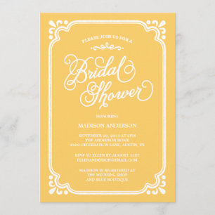  land   Bridal Shower-uitnodiging Kaart