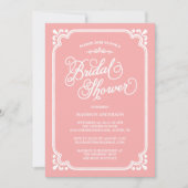  land | Bridal Shower-uitnodiging Kaart (Voorkant)