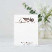 Land Briefkaart (Staand voorkant)