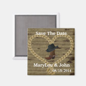 Land BRUILOFT Bewaar de DATUM Magneet (Voorkant / Achterkant)