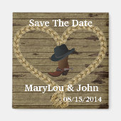 Land BRUILOFT Bewaar de DATUM Magneet (Voorkant)