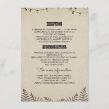 Land bruiloft details - Informatie - Invoegen