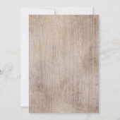 Land Bruiloft Receptie Kaart, Waterverf gewei Kaart (Achterkant)