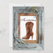 Land bruiloft Vrijgezellenfeest Tea Party Uitnodig Kaart (Voorkant)