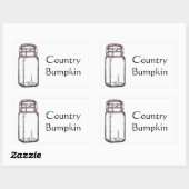 Land Bumpkin Rechthoekige Sticker (Vel)