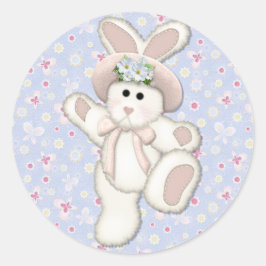 Land Bunny Ronde Sticker