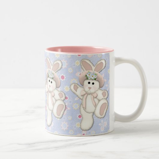 Land Bunny Tweekleurige Koffiemok (Rechts)