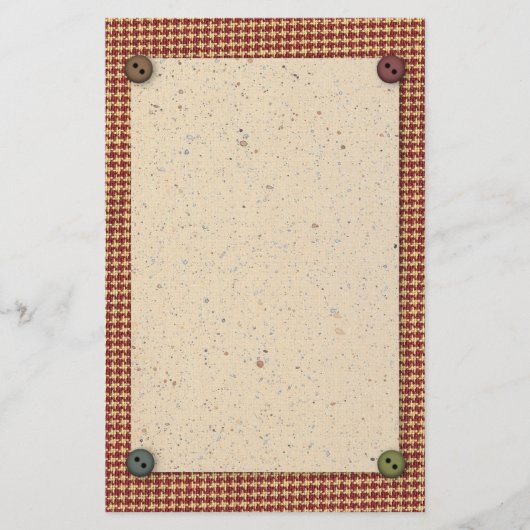 Land Buttonnen Stationery Briefpapier (Voorkant)