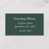 Land Calico Visitekaartje (Achterkant)