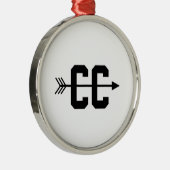 Land CC Metalen Ornament (Rechts)