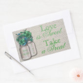 Land Charm Groen Snoep Buffet Sticker (Envelop)