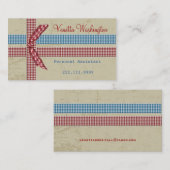 Land Charm Visitekaartje (Voorkant / Achterkant)