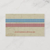 Land Charm Visitekaartje (Achterkant)