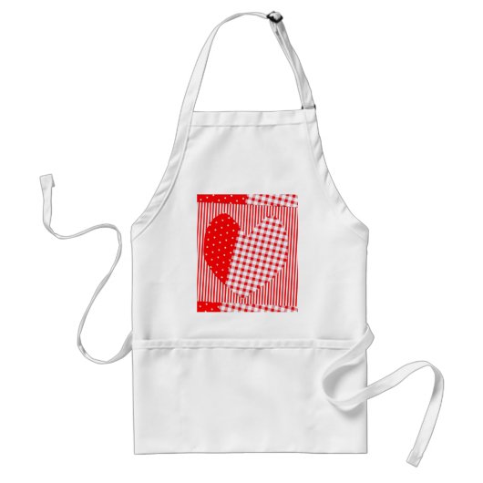 Land Charmer Heart Apron Standaard Schort (Voorkant)