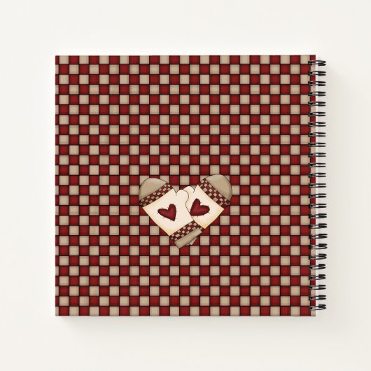 Land Check Recept Spiral Notebook Notitieboek (Achterkant)