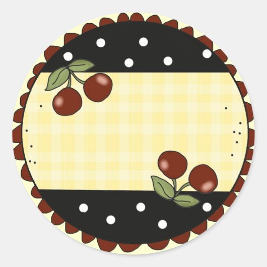 Land Cherry Keuken Label (Voorkant)