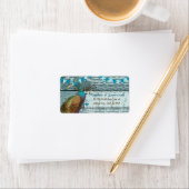 Land Chic Aqua Bunting  Peacock Etiket (Insitu)