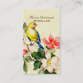 Land Chic  Bird & Flowers Visitekaartje