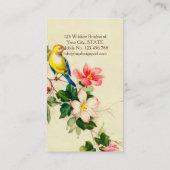 Land Chic Bird & Flowers Visitekaartje (Achterkant)