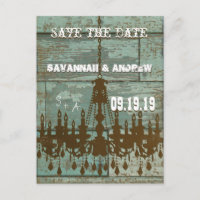 Land Chic Chocolate Mint Rustic Sparen de Datum