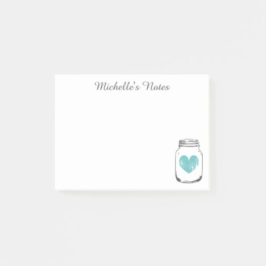  land chic mason jar Post-it® notes (Voorkant)