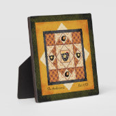 Land Chick Familienaam Plaque Fotoplaat (Voorkant)