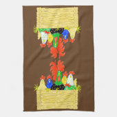 Land Chicken Clan Hand Towel Theedoek (Verticaal)