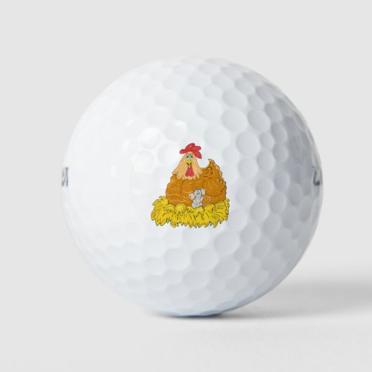 Land Chicken Mouse Golfballen (Voorkant)