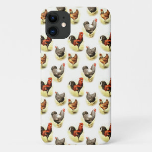 Land Chicken Pattern Case-Mate iPhone Case
