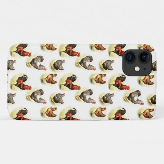 Land Chicken Pattern Case-Mate iPhone Case (Achterkant (horizontaal))