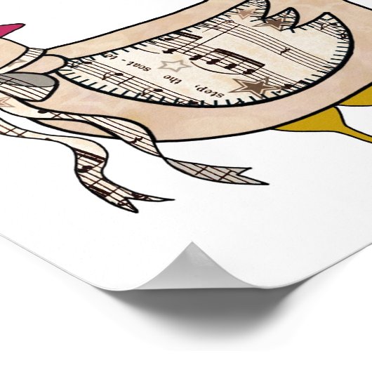 Land Chicken Poster (Hoek)