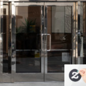 LAND CHURCH WINDOW-CLING RAAMSTICKER (Kantoordeur)