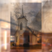 LAND CHURCH WINDOW-CLING RAAMSTICKER (Vel 2)