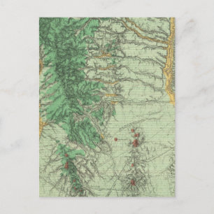Land Classification Map of Southwestern New Mexico Briefkaart