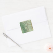 Land Classification Map of Southwestern New Mexico Vierkante Sticker (Envelop)