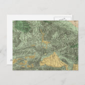 Land Classification Map van Californië Briefkaart (Voorkant / Achterkant)