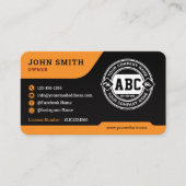 Land clearing, Bouw, Graafwerk, Zwart Visitekaartje (Voorkant)