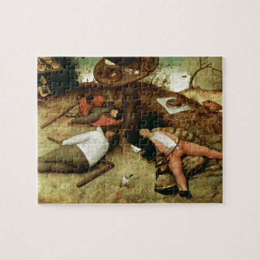 Land Cockaigne van Pieter Bruegel de Ouder Legpuzzel (Horizontaal)