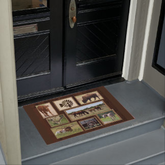 Land Collage Doormat Deurmat